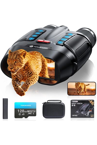 Braventa Collection Gece Görüş Gözlükleri - APP 4K Gece Görüş Dürbünleri, 100...