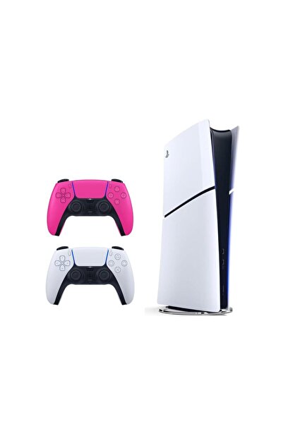 Hepta Collection Sony Playstation 5 Slim Digital 825 GB + 2. Pembe Dualsense ...