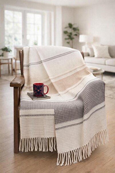 AKSU Cozy Life Pamuklu Tv Battaniyesi 130x170