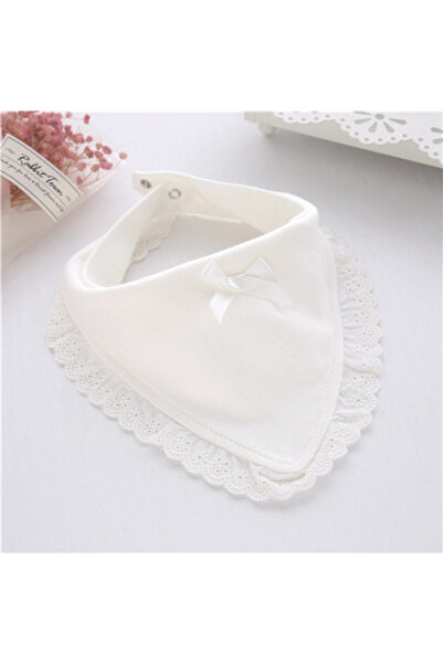 choice2 One Size triangle white Lawadka Baby Bibs For Girls 100% Cotton Newbo...