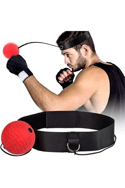 Hepta Collection Boks Refleks Topu, Ayarlanabilir Baş Bandı ile Boks Ekipmanl...
