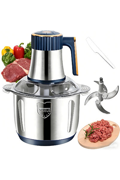 inabyte 5L Meat Grinder, Multi-function Stainless Steel Electric Multifunctio...