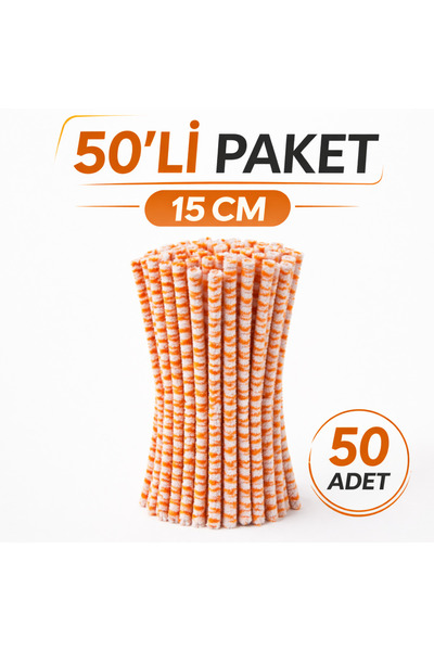 Han Tobacco Pipo Temizleme Çubuğu 15 cm 50’li Paket – Şönil Tel Pipo Temizley...
