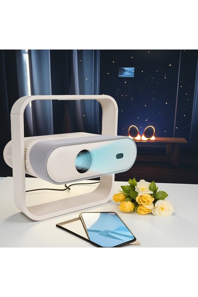 Aoc Smart Home Projector: Native 1080P, 4K Support & Dual Hi-Fi Speakers Incl...