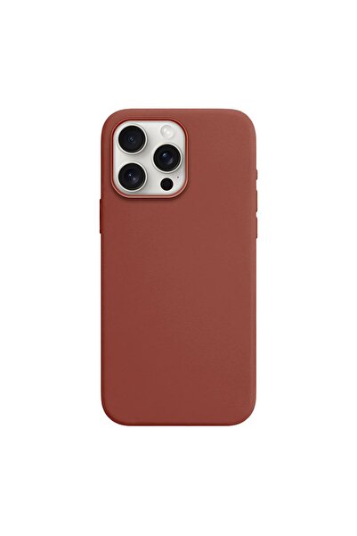 Zebana iPhone 16 Pro Compatible Case K Velvet Erasable Launch Case Brown