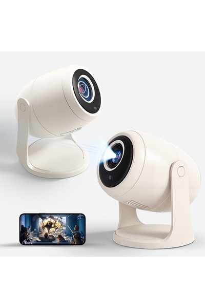 Aoc Android 12.0 Projector: 4K Support, 1080P HD & 8000+ Built-in Apps