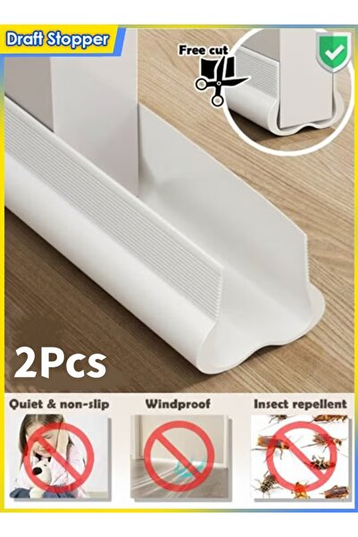 Generic 2Pcs 93cm Door Draft Stopper Under Door Seal Door Draft Blocker Weath...