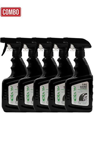 Nora Tire Shine Combo 5pcs N-254 500ml Protects, Nourishes, and Enhances Tire...