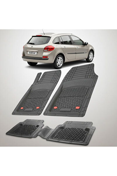 TEAMCAR Πατάκια δαπέδου συμβατά για Renault Clio III 1 Estate Grandtour 2007-...