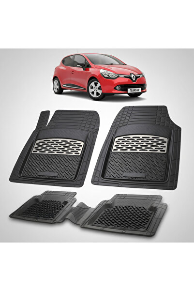 TEAMCAR Covorase Renault Clio IV 1 Hatchback Compatibile 2012-2016 | Silver