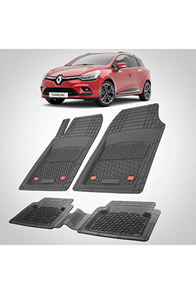 TEAMCAR Συμβατά πατάκια Renault Clio IV 2 Estate Grandtour 2016-2020 | Μαύρο