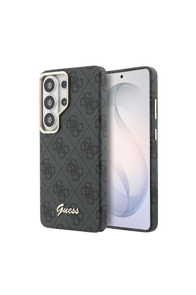 Guess Galaxy S26 Ultra Case Licensed M-Safe Compatible Script Text Logo 4g Pa...