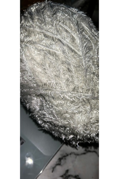 bymila Glittery Bearded Hand-Knitted Yarn 245 Grams