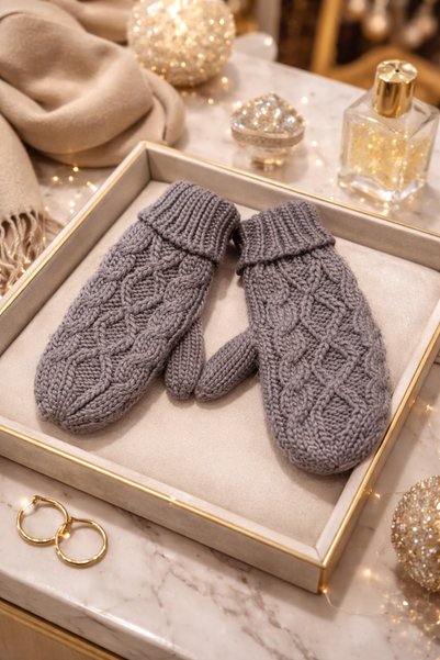 Lavin's Nordic Elegance Knitted Gloves