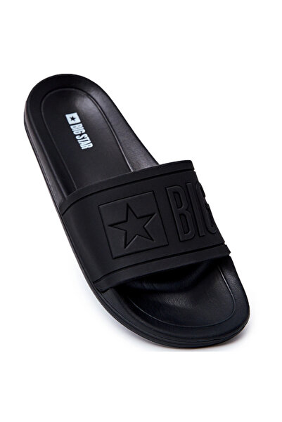 Big Star Shoes Șlapi Big Star Rubber pentru bărbați, negri, DD174690, 42