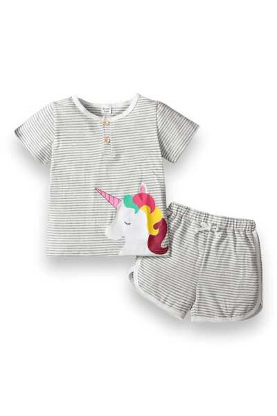 OEM Set of 2 pieces shorts and t-shirt for girls