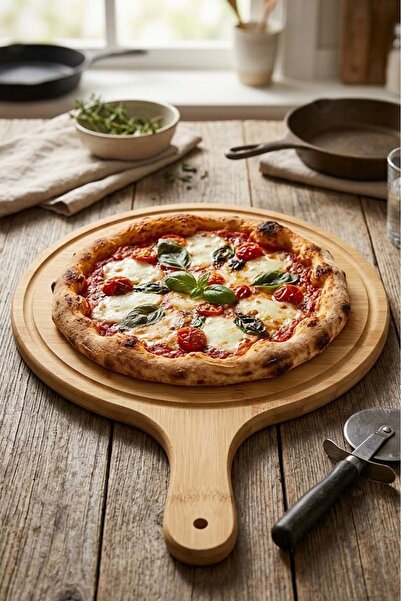 Bambuland Bamboo Strappy Pizza Presentation Board 43X30 cm