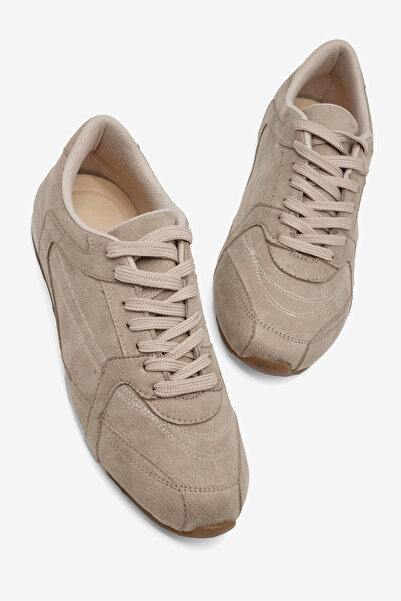 Tonny Black Women's Mink Rubber Sole Breathable Lace-Up Shoes Sneakers