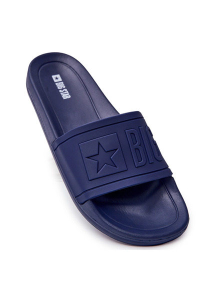 Big Star Shoes Șlapi Big Star Rubber pentru bărbați, bleumarin, DD174688, 44