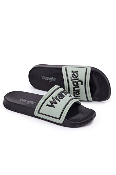 WRANGLER Sandale bărbătești AVERELL SLIDER MEN LOW 20251042.52D Verde deschis 44