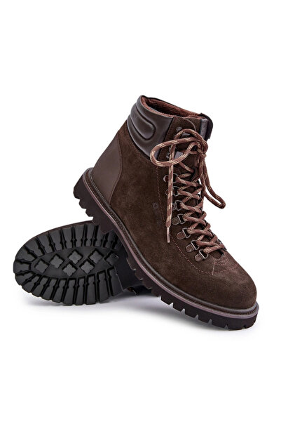 Big Star Shoes Ghete bărbătești cu izolație din piele piele întoarsă , model ...