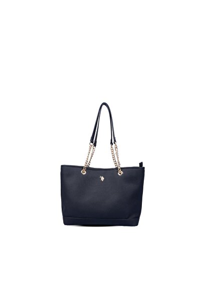 U.S. Polo Assn. Polyurethane Tote Bag, Black