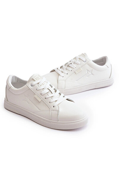 Big Star Shoes Men's Sneakers Made Of Leather Big Star OO174020 White 41
