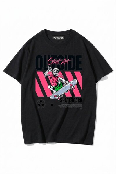 PERISENSE Unisex Γυναικεία/Ανδρικά με τύπωμα 100% Βαμβάκι Premium Χτενισμένα ...