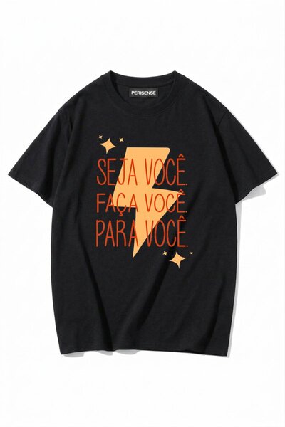 PERISENSE Unisex Γυναικεία/Ανδρικά με τύπωμα 100% Βαμβάκι Premium Χτενισμένα ...