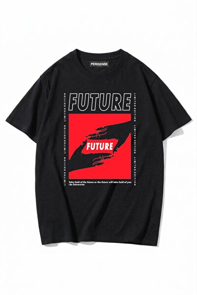 PERISENSE Unisex Γυναικεία/Ανδρικά με τύπωμα 100% Βαμβάκι Premium Χτενισμένα ...