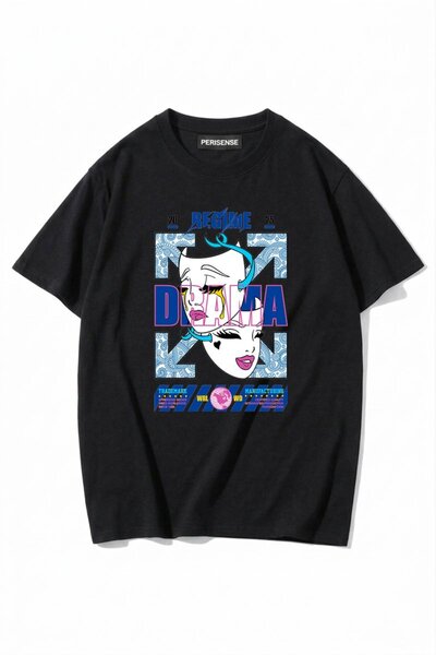 PERISENSE Unisex Femei/Bărbați cu imprimeu bumbac 100% Premium bumbac moale s...