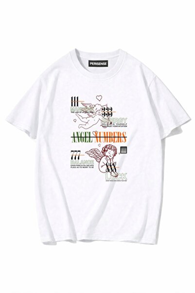 PERISENSE Unisex Γυναικεία/Ανδρικά με τύπωμα 100% Βαμβάκι Premium Χτενισμένα ...