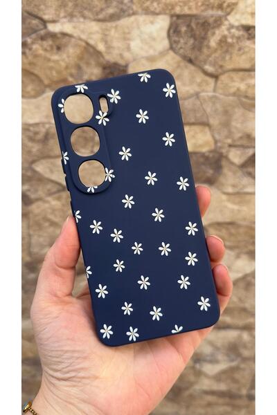 Vip Case Vivo V40 Lite 5g Compatible Mini Daisy Patterned Silicone Shock-Abso...