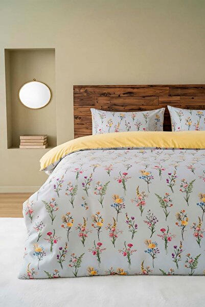 Rivaİstanbul Begonvil Single Duvet Cover Set Cotton