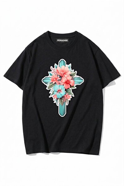 PERISENSE Unisex Γυναικεία/Ανδρικά με τύπωμα 100% Βαμβάκι Premium Χτενισμένα ...