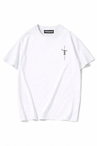 PERISENSE Unisex Γυναικεία/Ανδρικά με τύπωμα 100% Βαμβάκι Premium Χτενισμένα ...