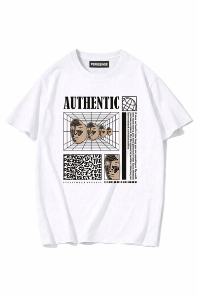 PERISENSE Unisex Γυναικεία/Ανδρικά με τύπωμα 100% Βαμβάκι Premium Χτενισμένα ...