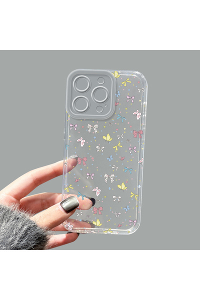 ucuc حافظة من السيليكون الشفاف متوافقة مع هاتف iPhone 14 Pro Max، مزودة بطباع...