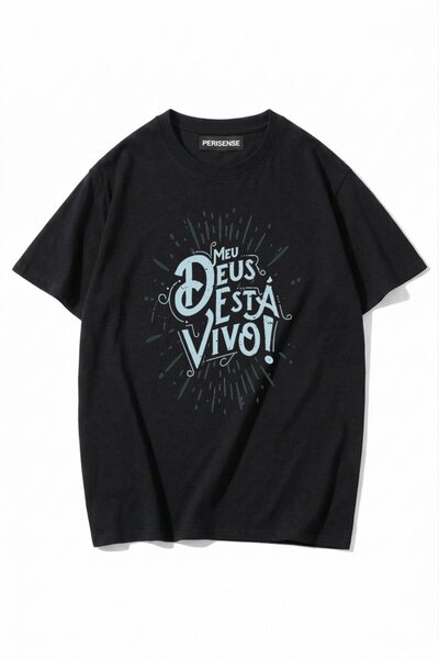 PERISENSE Unisex Γυναικεία/Ανδρικά με τύπωμα 100% Βαμβάκι Premium Χτενισμένα ...