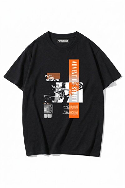 PERISENSE Unisex Γυναικεία/Ανδρικά με τύπωμα 100% Βαμβάκι Premium Χτενισμένα ...