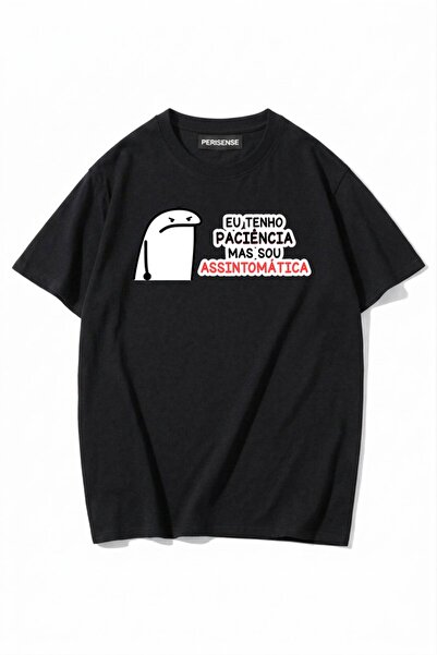 PERISENSE Unisex Γυναικεία/Ανδρικά με τύπωμα 100% Βαμβάκι Premium Χτενισμένα ...