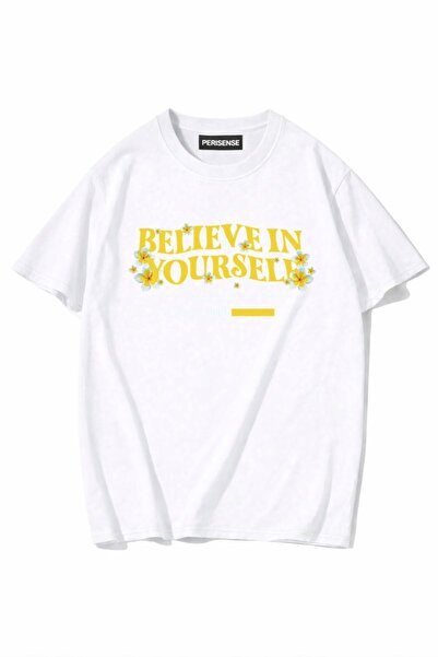 PERISENSE Unisex Γυναικεία/Ανδρικά με τύπωμα 100% Βαμβάκι Premium Χτενισμένα ...