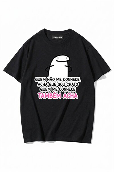 PERISENSE Unisex Γυναικεία/Ανδρικά με τύπωμα 100% Βαμβάκι Premium Χτενισμένα ...