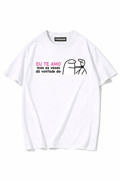 PERISENSE Unisex Γυναικεία/Ανδρικά με τύπωμα 100% Βαμβάκι Premium Χτενισμένα ...