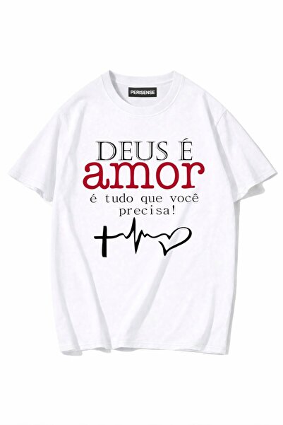 PERISENSE Unisex Γυναικεία/Ανδρικά με τύπωμα 100% Βαμβάκι Premium Χτενισμένα ...