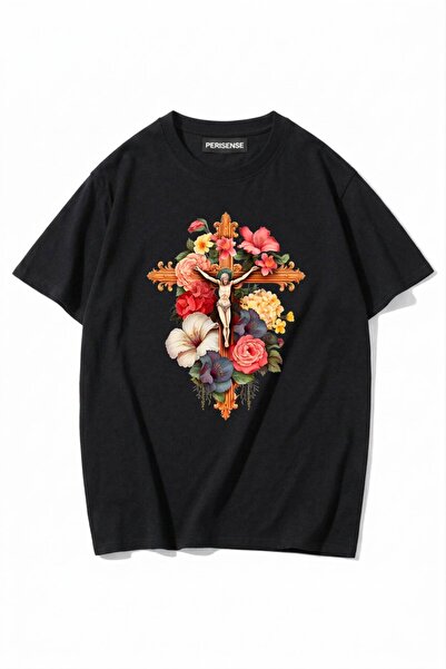 PERISENSE Unisex Γυναικεία/Ανδρικά με τύπωμα 100% Βαμβάκι Premium Χτενισμένα ...