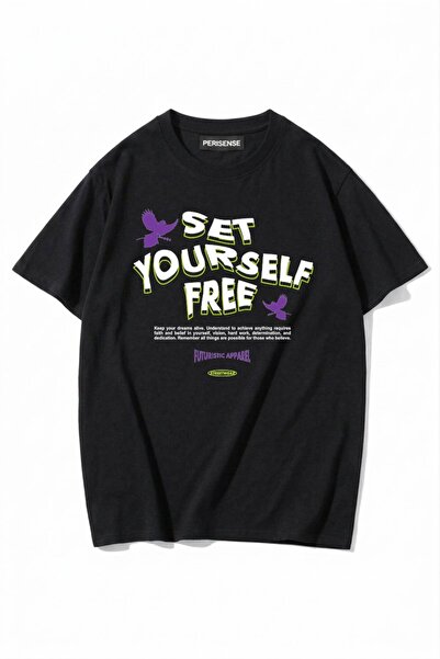 PERISENSE Unisex Femei/Bărbați cu imprimeu bumbac 100% Premium bumbac moale s...