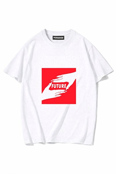 PERISENSE Unisex Γυναικεία/Ανδρικά με τύπωμα 100% Βαμβάκι Premium Χτενισμένα ...