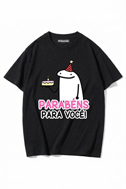 PERISENSE Unisex Γυναικεία/Ανδρικά με τύπωμα 100% Βαμβάκι Premium Χτενισμένα ...