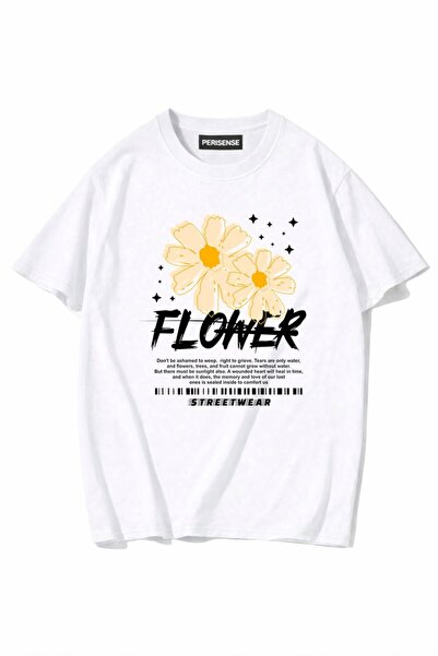 PERISENSE Unisex Γυναικεία/Ανδρικά με τύπωμα 100% Βαμβάκι Premium Χτενισμένα ...